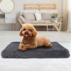 Dog Bed Soft Plush Cushion Cozy Warm Pet Crate Mat Dog Carpet Mattress with Long Plush for S M Dogs