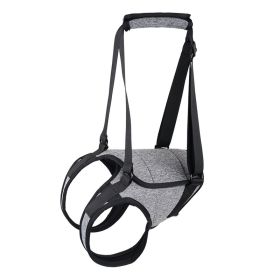 Elderly Dog Outing Back-style Auxiliary Strap (Option: Heather Gray-M)