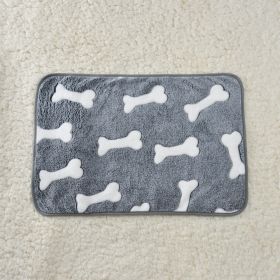 For Common Dogs Blanket Non-slip Seat Cushion (Option: Bone-80x100cm)